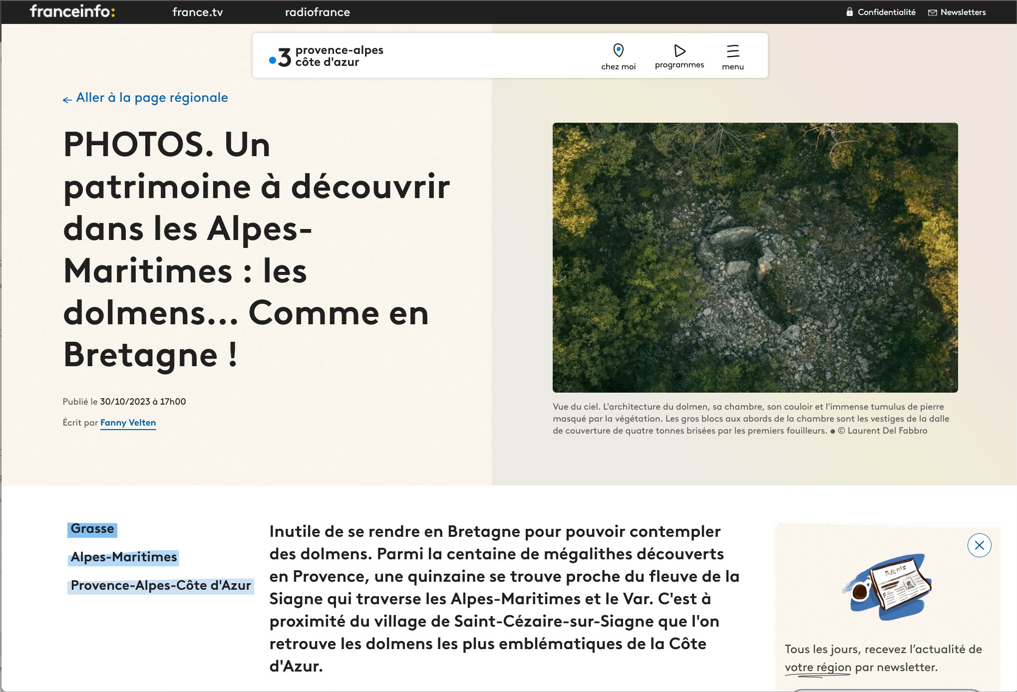 PHOTOS. Un patrimoine à découvrir dans les Alpes Maritimes les dolmens Comme en Bretagne Mozilla Firefox